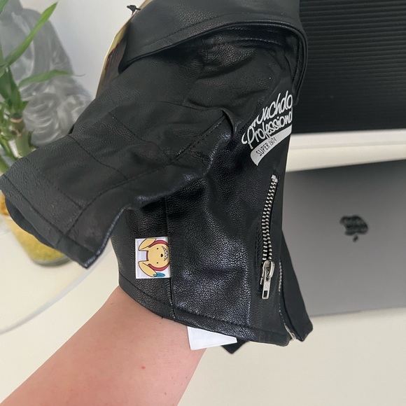 Touch dog professional super 1974 leather-like jacket moto style - Picture 3 of 5